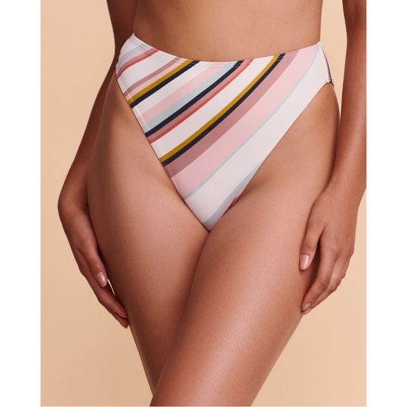 🔆 Roxy PT Beach Classics High Waist High Leg Bikini Bottom - Picture 3 of 10